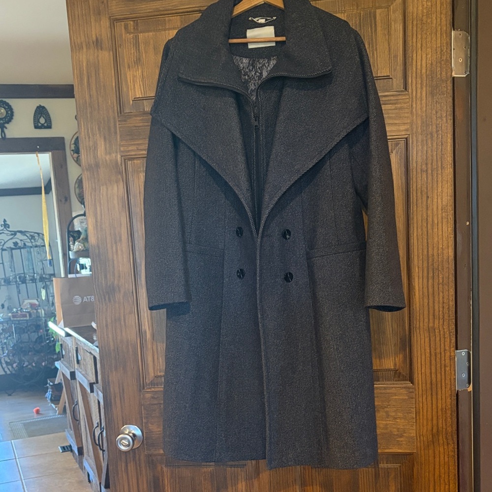 Soia & Kyo Charcoal Pea Coat